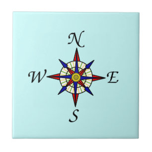 Carreau Rose Aqua Compass