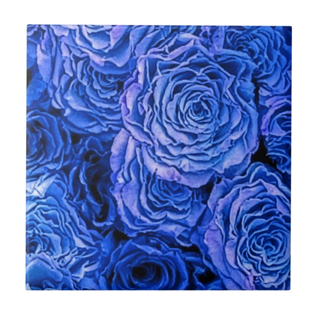 Carreau Rose bleu (Devant)