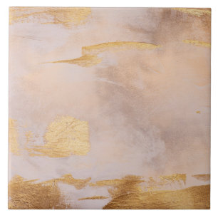 Carreau Rose Gold Blush and Gold Texture
