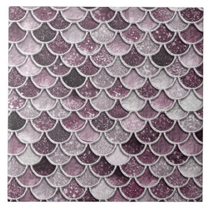 Carreau Rose Gold Blush Ombre Parties scintillant Mermaid 
