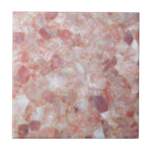 Carreau Rose quartz cristal marbre