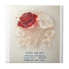 Carreau Roses de lumière et d'amour