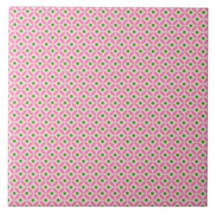 Carreau Roses indien Teal d'amusement et motif rose mou de