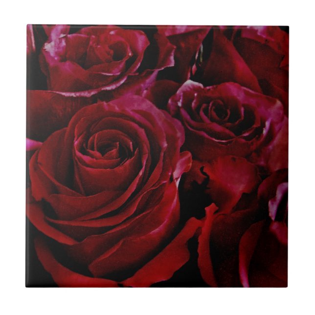 Carreau Roses rouges tout autour (Devant)