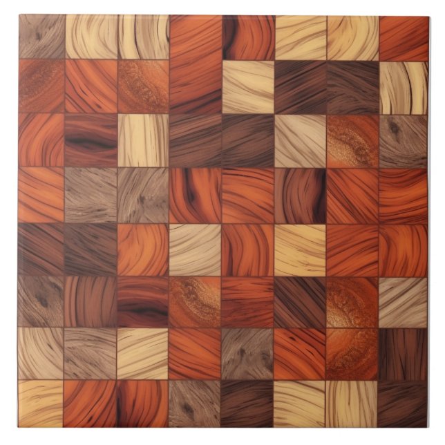 Carreau Rosewood Chaleureux Carrelage en céramique Motif (Devant)