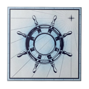 Carreau Roue des navires nautiques vintages