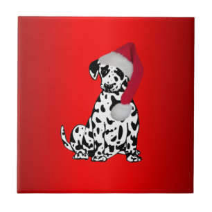 Carreau Rouge dalmate de Noël