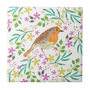 Carreau Rouge-gorge, oiseau de Noël