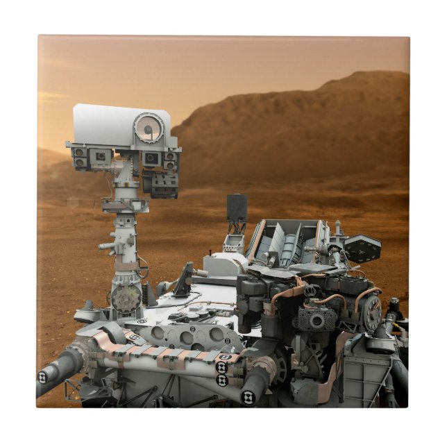 Carreau Rover Curiosity Du Laboratoire Scientifique Mars.  (Devant)
