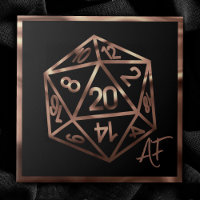 RPG Crit AF | Jeu de plateau Imaginaire en cuivre