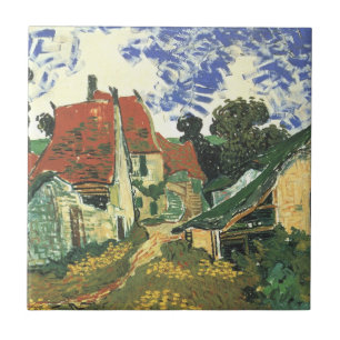 Carreau Rue de village à Auvers par Vincent van Gogh