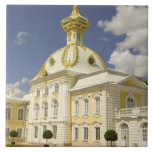 Carreau Russie. Petrodvorets. Palais Peterhof. Pierre le 5