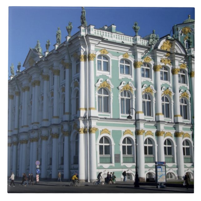 Carreau Russie, Saint-Pétersbourg, palais d'hiver, Les 4 (Devant)