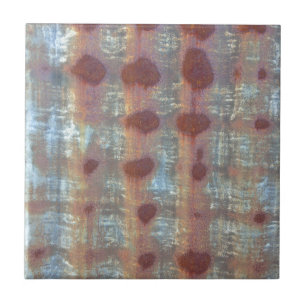 Carreau Rusted a ridé la tôle