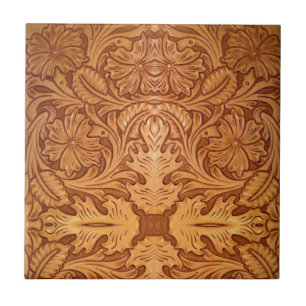 Carreau Rustic brown cowboy fashion western leather