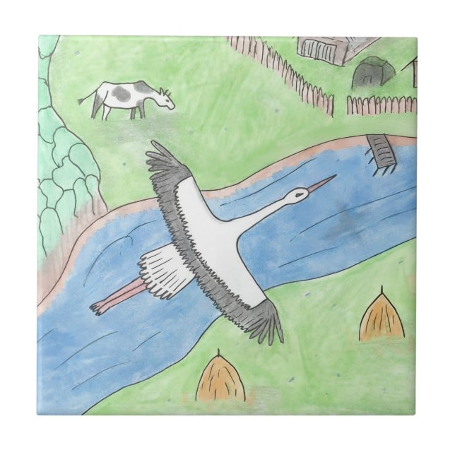 Carreau "Rustic motifs" (Devant)