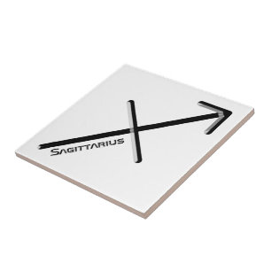 Carreau SAGITTARIUS, Conception abstraite du signe zodiaqu