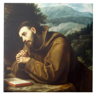Carreau Saint François d'Assise Héraut de la Paix