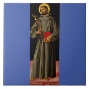Carreau Saint François d'Assise par Antoniazzo Romano
