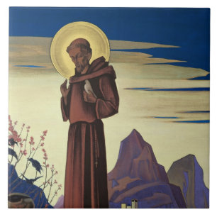 Carreau Saint François d'Assise (Saint chrétien)