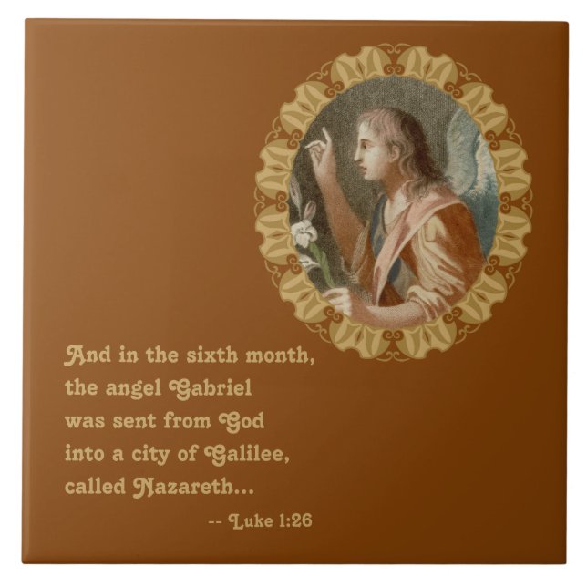 Carreau Saint Gabriel l'Archange (M 011) (Devant)