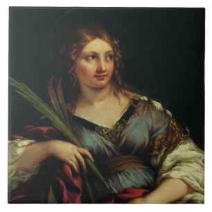 Carreau Sainte Martina de Rome par Pietro Berrettini