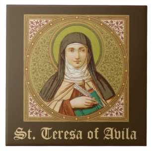 Carreau Sainte Thérèse d'Avila (SNV 27) (Image Carré)