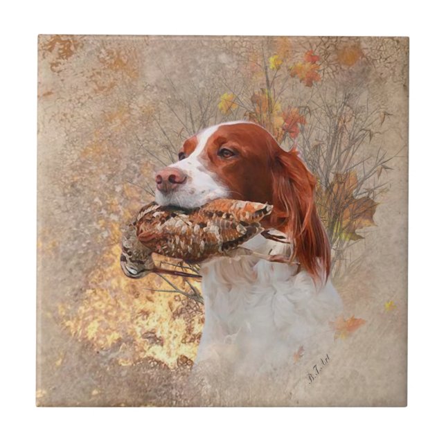 Carreau Saison de chasse à la bécasse (Devant)