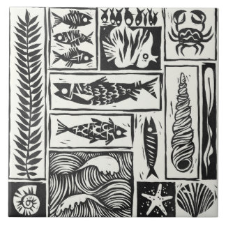 Carreau Salle De Bains Décorée Maritime Carrelage