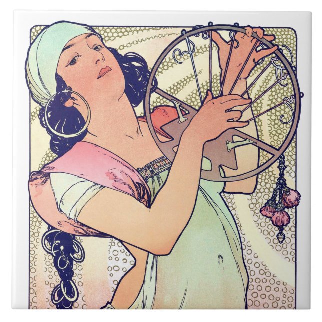 Carreau Salome, Alphonse Mucha (Devant)