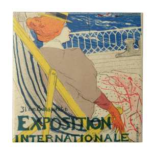 Carreau Salon des Cents par Toulouse Lautrec, Art Nouveau