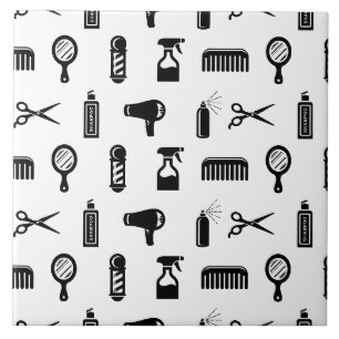 Carreau Salon et coiffeur Motif COULEUR PERSONNALISÉE