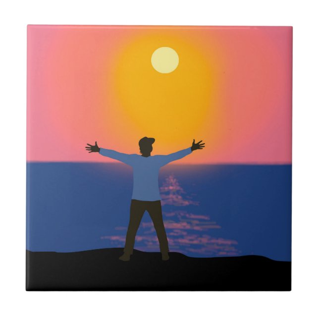 Carreau Salutation au soleil (Devant)
