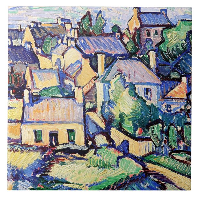 Carreau Samuel Peploe, Île de Bréhat, (Devant)