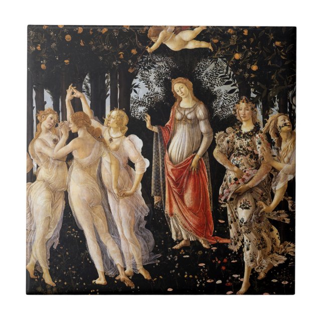 Carreau Sandro Botticelli - La Primavera (Devant)