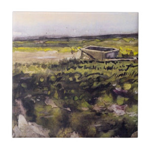 Carreau Santé avec brouette par Vincent van Gogh