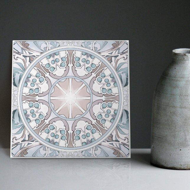 Carreau Sarah Bernhardt Inspiré par Alphonse Mucha (Créateur téléchargé)