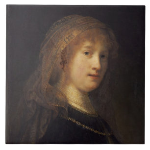 Carreau Saskia van Uylenburgh, c.1634-1640 (huile sur le