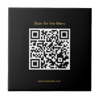 Scanner le code QR en céramique élégant pour le me