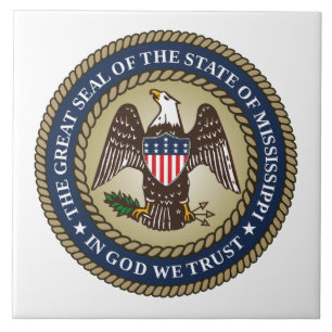 Carreau Sceau du Mississippi (État des États-Unis)