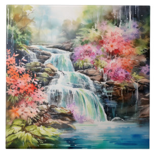 Carreau Scène de cascade de Fun Country