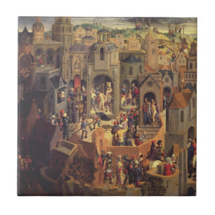 Carreau Scènes de la Crucifixion du Christ 