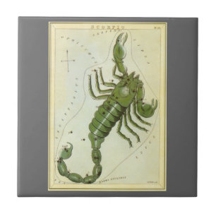 Carreau Scorpio, le miroir de la constellation Vintage Ura