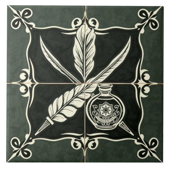 Carreau Scribe - Arts Et Artisanat Carrelage Céramique (Devant)