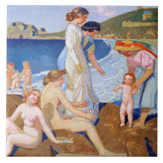 Carreau Sea Bathing, Maurice Denis (Devant)