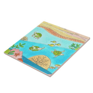 Carreau Sea Turtle Beach Adventure Lieu heureux