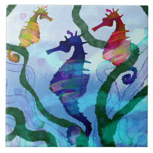 Carreau Seahorse Dance Céramique Cuisine Carrelage