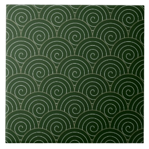 Carreau Seigaiha Carrelage en céramique Motif sans joint