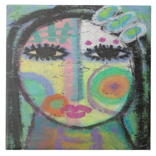 Carreau Sentiment de peinture acrylique Abstraite Super su