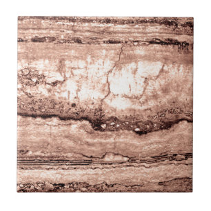 Carreau Sépia beige brun moderne brûlé granit orange